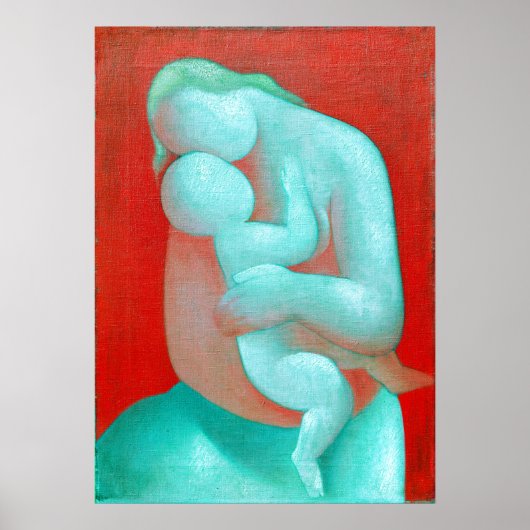 Mutter und Kind - Mikuláš Galanda Poster (Vorne)