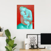 Mutter und Kind - Mikuláš Galanda Poster (Heimbüro)