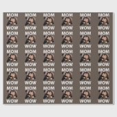 Mutter und Kind Mom Geschenkpapier (Flach)
