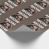 Mutter und Kind Mom Geschenkpapier (Ecke)