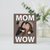 Mutter und Kind Mom Postkarte (Stehend Vorderseite)