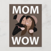 Mutter und Kind Mom Postkarte (Vorderseite)