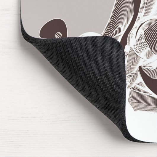 Mutter und Kind Mousepad (Ecke)