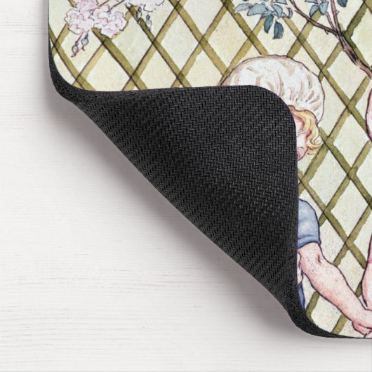 Mutter und Kind Mousepad (Ecke)