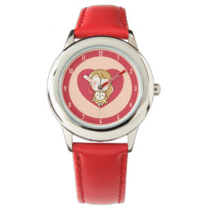 Mutter und Kind niedlich kawaii Cartoon Muttertag Armbanduhr