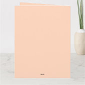 Mutter und Kind niedlich kawaii Cartoon Muttertag Karte (Rückseite)