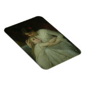Mutter und Kind (Öl auf Leinwand) Magnet (Rechte Seite)