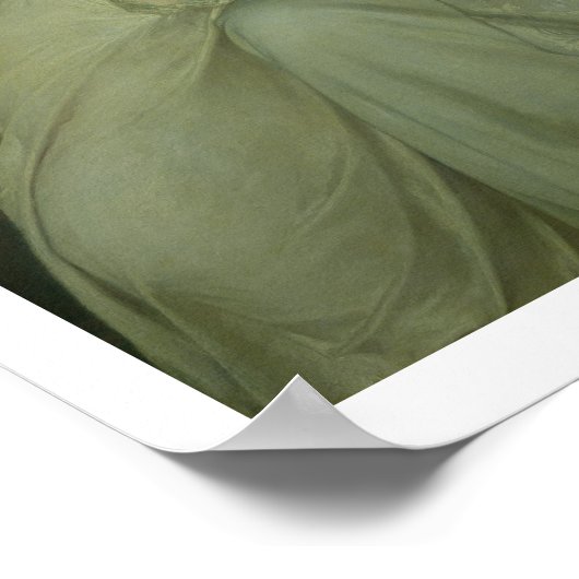 Mutter und Kind (Öl auf Leinwand) Poster (Ecke)