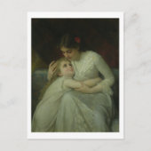 Mutter und Kind (Öl auf Leinwand) Postkarte (Vorderseite)