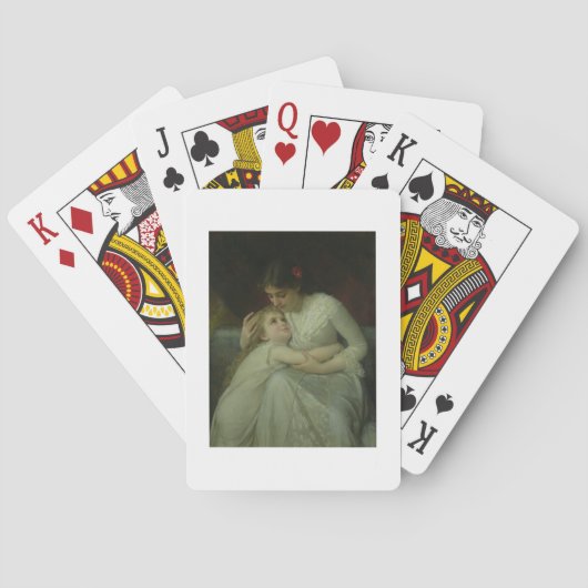 Mutter und Kind (Öl auf Leinwand) Spielkarten (Rückseite)