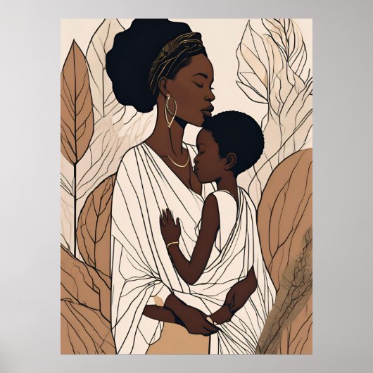 Mutter und Kind Poster (Vorne)