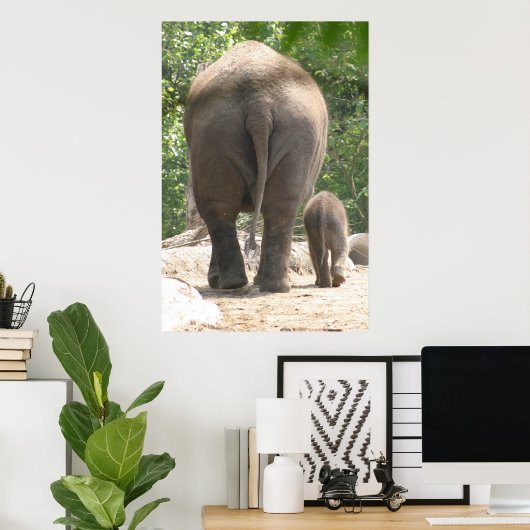 Mutter und Kind Poster (Heimbüro)