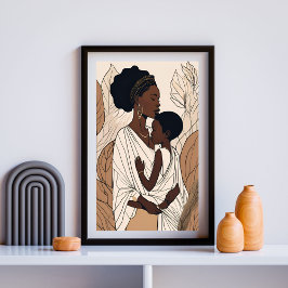 Mutter und Kind Poster