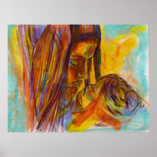 Mutter und Kind Poster