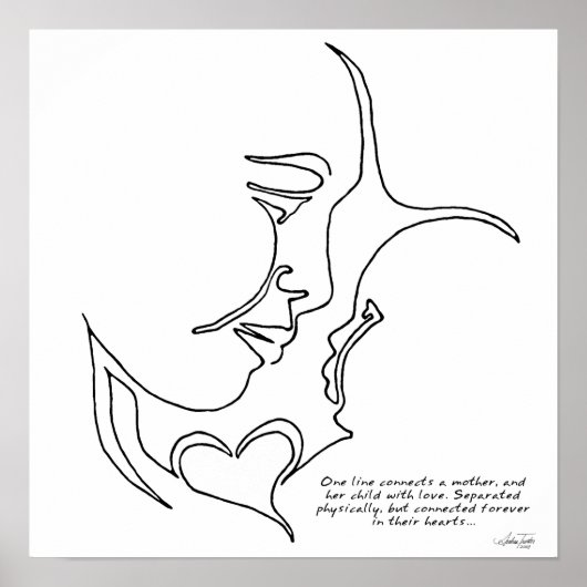 Mutter und Kind-Poster Poster (Vorne)