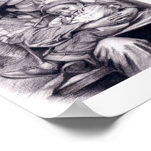 Mutter und Kind-Poster Poster (Ecke)