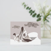 Mutter und Kind Postkarte (Stehend Vorderseite)