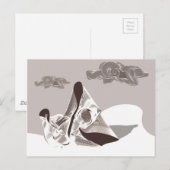 Mutter und Kind Postkarte (Vorne/Hinten)