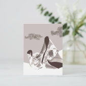 Mutter und Kind Postkarte (Stehend Vorderseite)