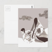Mutter und Kind Postkarte (Vorne/Hinten)