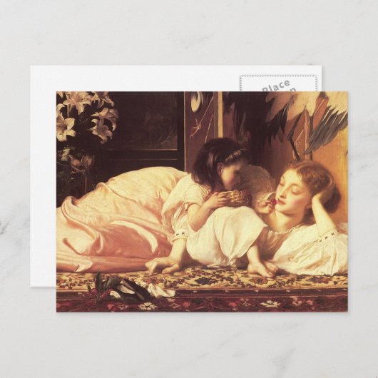 Mutter und Kind Postkarte (Vorne/Hinten)