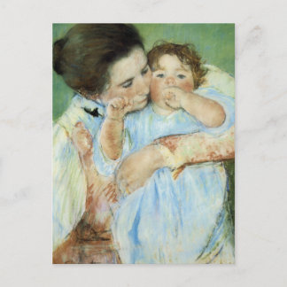 Mutter und Kind Postkarte