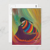 Mutter und Kind Postkarte (Vorne/Hinten)