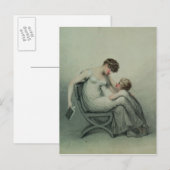 Mutter und Kind Postkarte (Vorne/Hinten)