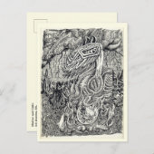 Mutter und Kind Postkarte (Vorne/Hinten)