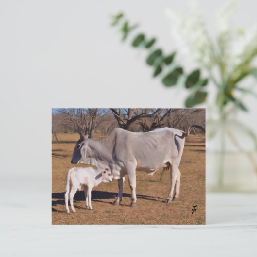 Mutter und Kind Postkarte (Stehend Vorderseite)