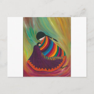 Mutter und Kind Postkarte