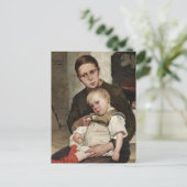 Mutter und Kind Postkarte (Stehend Vorderseite)