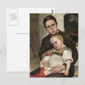 Mutter und Kind Postkarte (Vorne/Hinten)