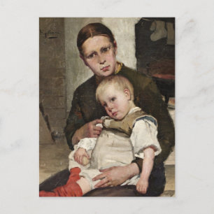 Mutter und Kind Postkarte