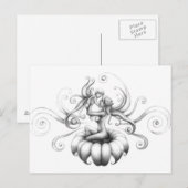 Mutter und Kind Postkarte (Vorne/Hinten)