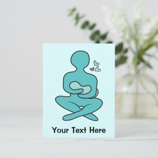 Mutter und Kind Postkarte (Stehend Vorderseite)