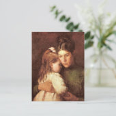 Mutter und Kind Postkarte (Stehend Vorderseite)