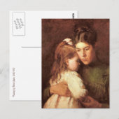 Mutter und Kind Postkarte (Vorne/Hinten)
