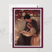 Mutter und Kind Postkarte (Vorne/Hinten)