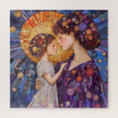 Mutter und Kind Puzzle (Vertikal)