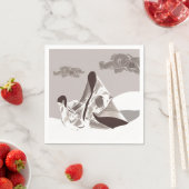 Mutter und Kind Serviette (Beispiel)