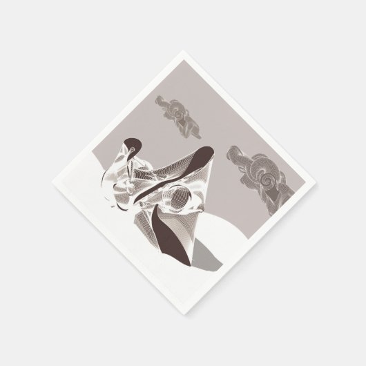Mutter und Kind Serviette (Ecke)