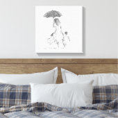 Mutter und Kind Sri Lanka Leinwanddruck (Insitu (Schlafzimmer))