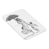 Mutter und Kind Sri Lanka Magnet (Rechte Seite)