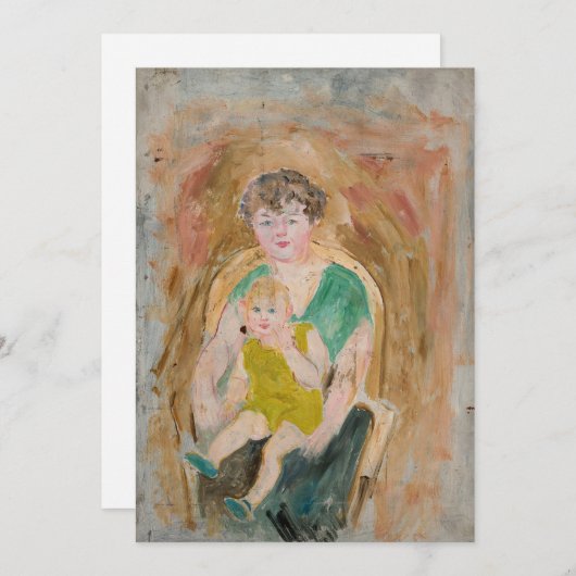 Mutter und Kind | Tadeusz Makowski (Vorne/Hinten)