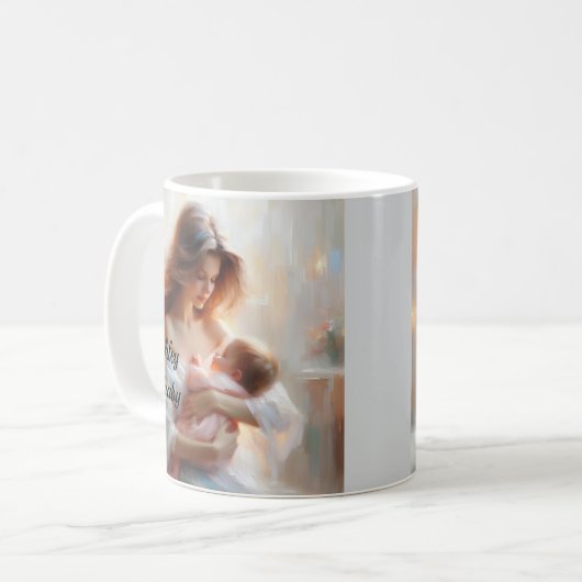 Mutter-und-Kind-Tasse Kaffeetasse (Vorderseite Links)
