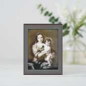 Mutter und Kind, Vintag Postkarte (Stehend Vorderseite)