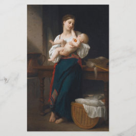 Mutter und Kind (von Bouguereau) Briefpapier
