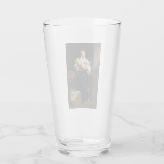Mutter und Kind (von Bouguereau) Glas (Rückseite)