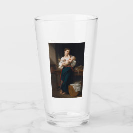 Mutter und Kind (von Bouguereau) Glas